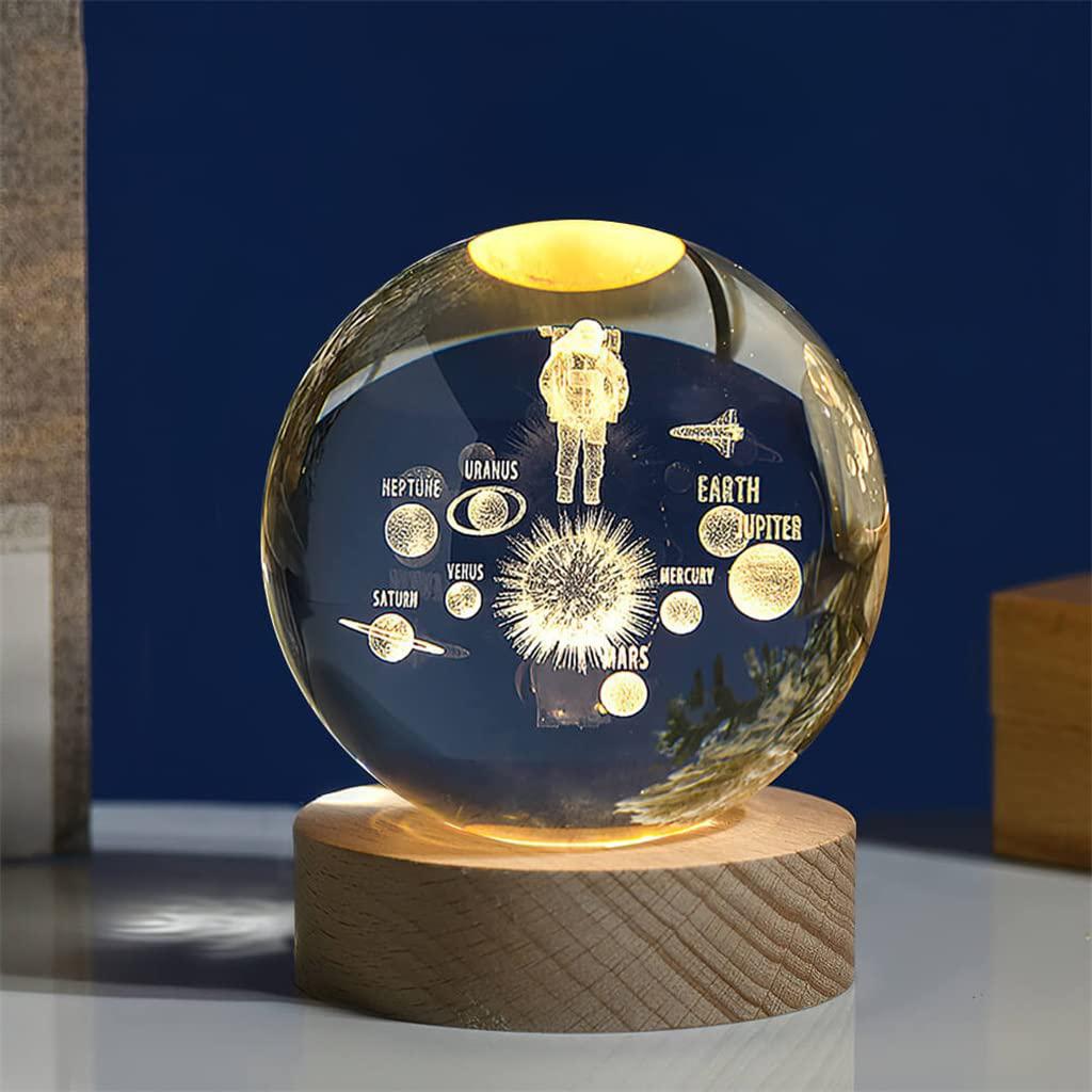 Esfera de Cristal con Luz LED: Ilumina tu Mundo con Magia y Elegancia