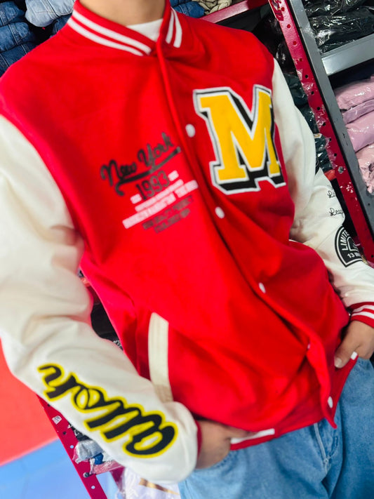 Chaquetas Beisboleras de Algodón para Niño