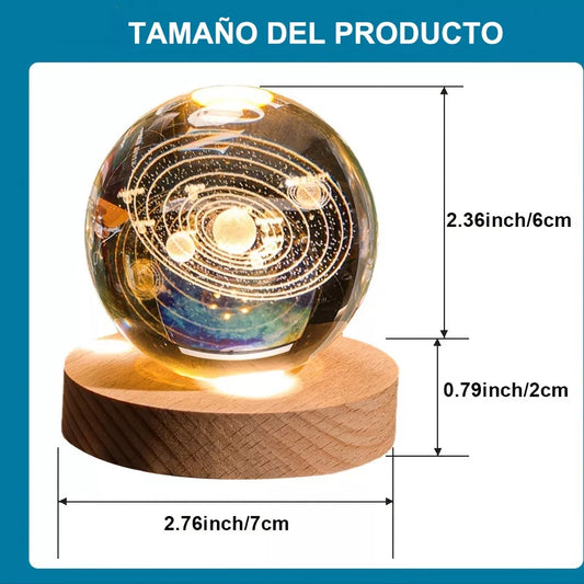 Esfera de Cristal con Luz LED: Ilumina tu Mundo con Magia y Elegancia