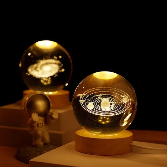 Esfera de Cristal con Luz LED: Ilumina tu Mundo con Magia y Elegancia